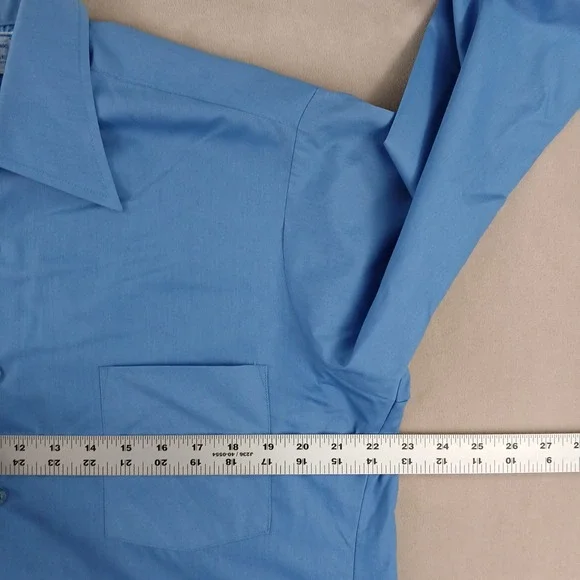 Hampshire House Van Heusen 16 33 Mens Shirt French Cuff True Vintage 22x27 60's - Picture 8 of 15